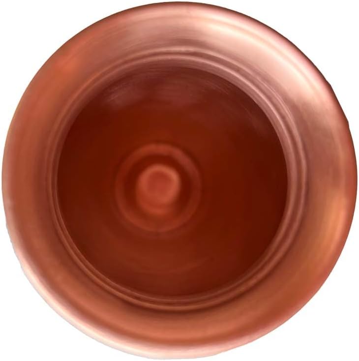 Pure Copper Water Bottle, 950ml Capacity, Handmade, 500g Weight