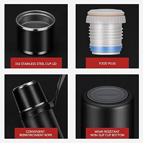 Flask Outdoor Stainless Steel Termos Large Capacity Thermo Coffee Mug Cup Water Bottle