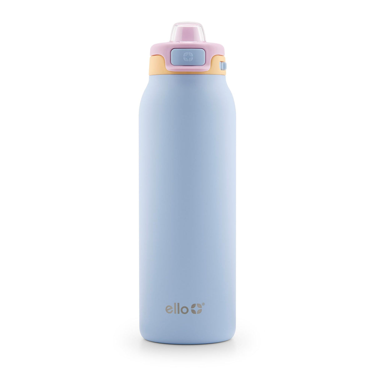 Ello Pop & Fill Insulated Stainless Steel Water Bottle with Quick Fill Lid, Leakproof Locking, Sip or Chug Spout, BPA-Free, Double Wall Vacuum Insulated for Sports, Travel & School- 22oz / 32oz / 40oz