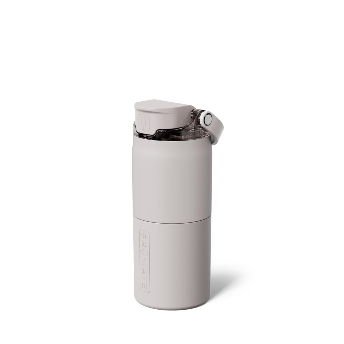 BrüMate Rise 35oz Water Bottle With 100% Leakproof Covered Silicone Straw | Insulated Stainless Steel Water Bottle With Removable Straw | Fast Flow | Soft Sip Silicone Spout | BPA-Free (Sage)