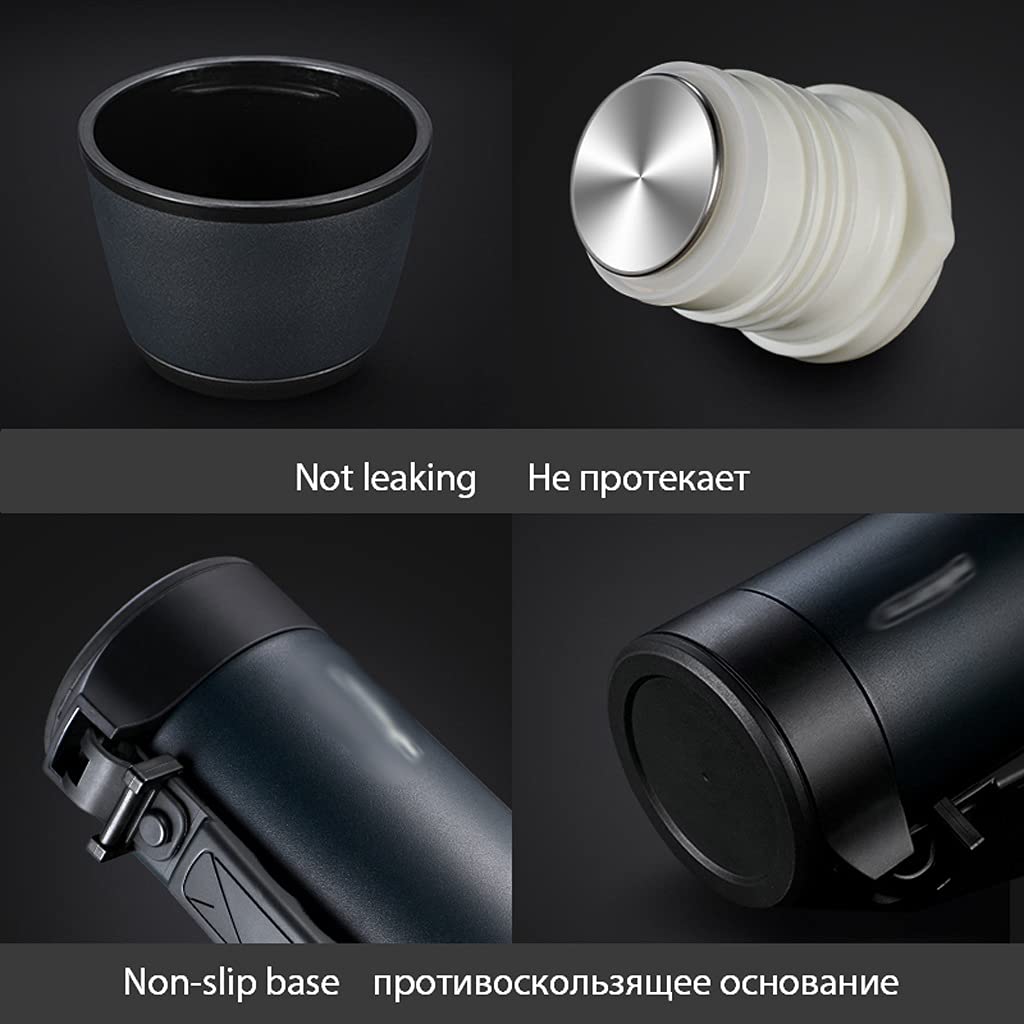 Military Travel Portable for Tea Large Cup Mugs for Coffee Water Bottle Stainless Steel 1200/1500ml