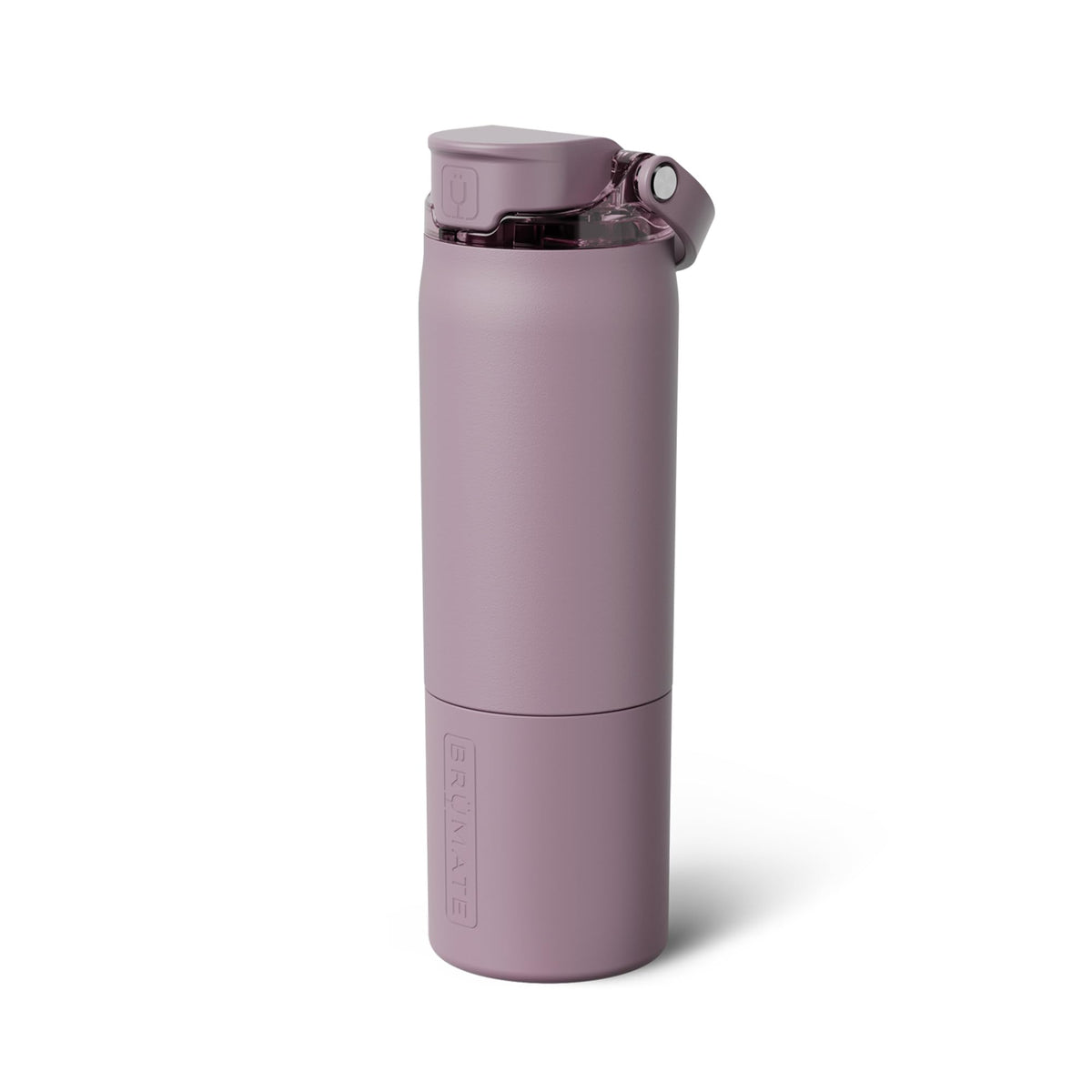 BrüMate Rise 35oz Water Bottle With 100% Leakproof Covered Silicone Straw | Insulated Stainless Steel Water Bottle With Removable Straw | Fast Flow | Soft Sip Silicone Spout | BPA-Free (Sage)