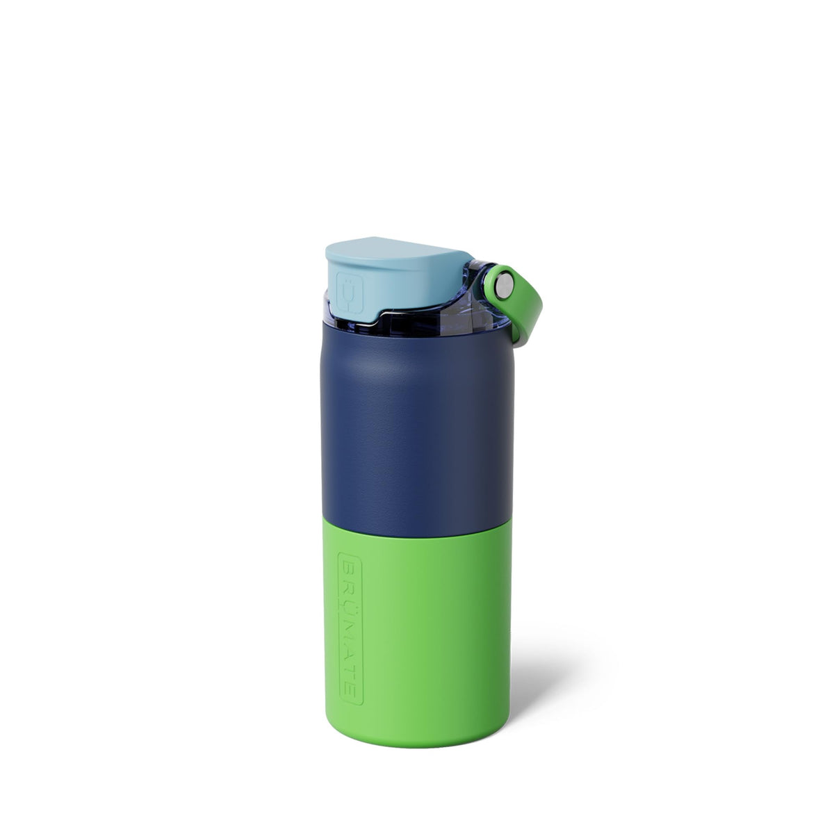 BrüMate Rise 35oz Water Bottle With 100% Leakproof Covered Silicone Straw | Insulated Stainless Steel Water Bottle With Removable Straw | Fast Flow | Soft Sip Silicone Spout | BPA-Free (Sage)