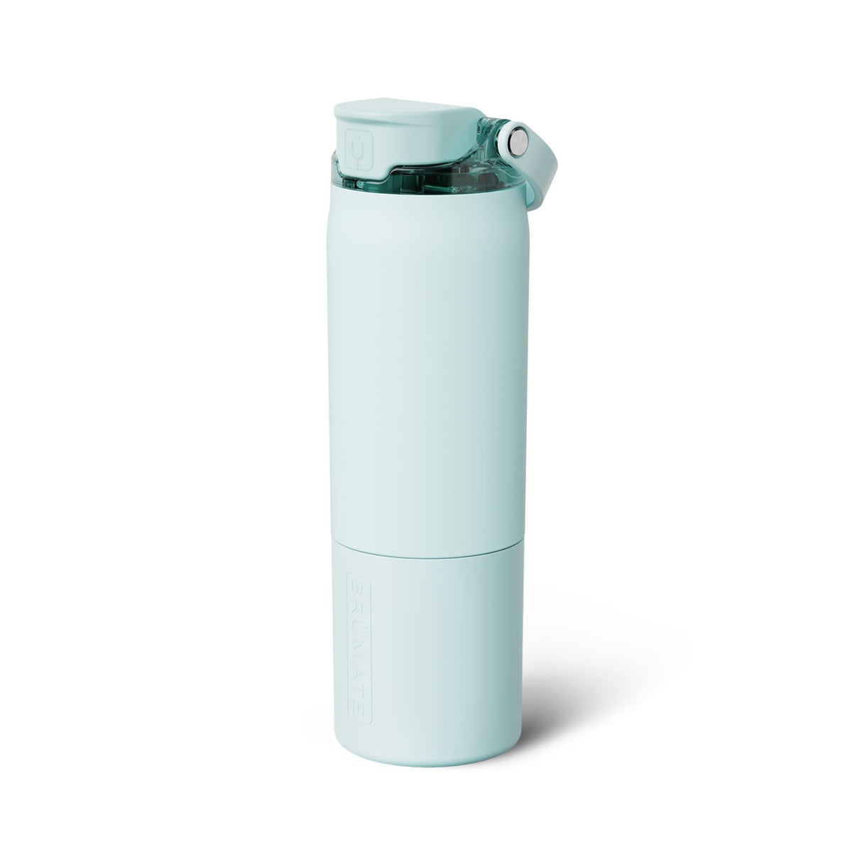 BrüMate Rise 35oz Water Bottle With 100% Leakproof Covered Silicone Straw | Insulated Stainless Steel Water Bottle With Removable Straw | Fast Flow | Soft Sip Silicone Spout | BPA-Free (Sage)