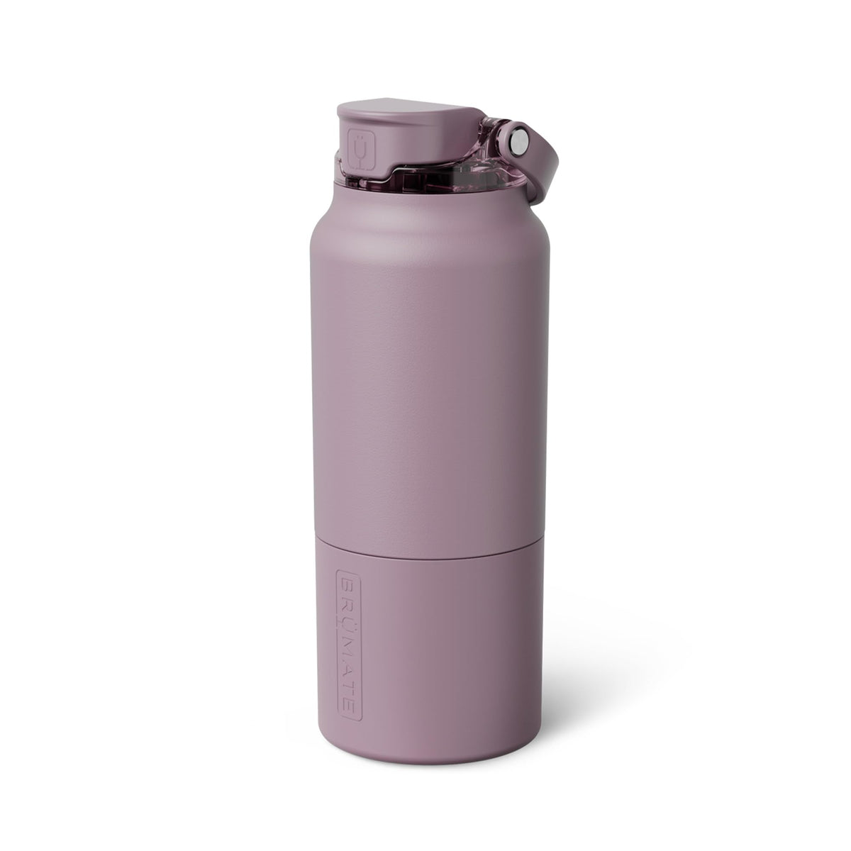 BrüMate Rise 35oz Water Bottle With 100% Leakproof Covered Silicone Straw | Insulated Stainless Steel Water Bottle With Removable Straw | Fast Flow | Soft Sip Silicone Spout | BPA-Free (Sage)