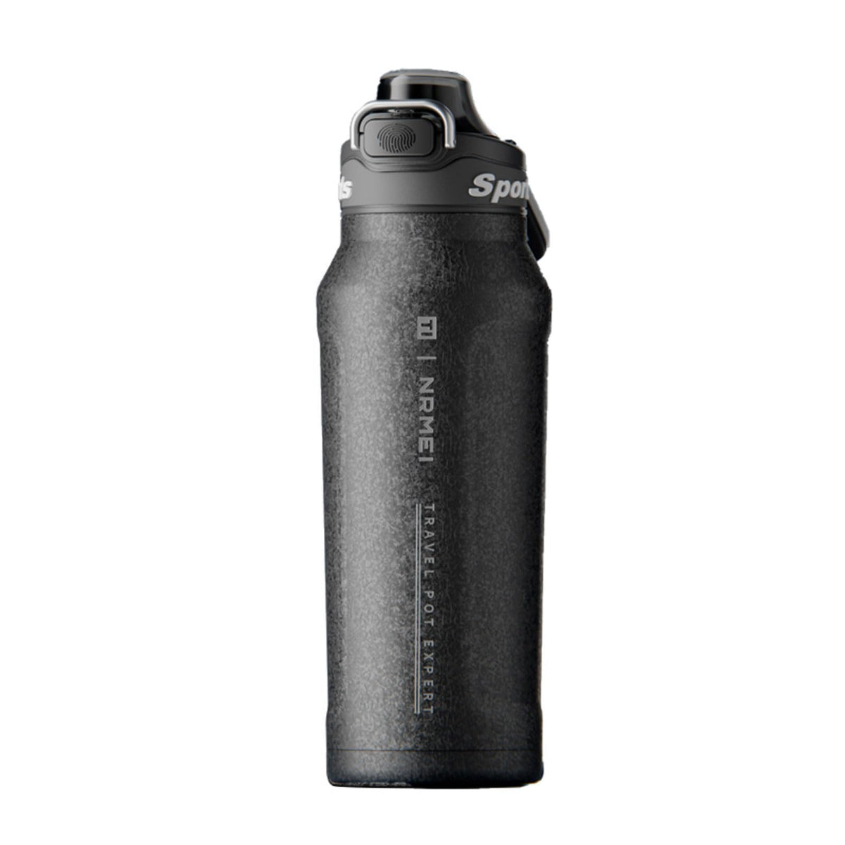 32oz (1000ml) Pure Titanium Insulated Water Bottle, Lightweight Tumbler Double Wall Vacuum Flask, Leakproof Travel Mug Cup for Outdoor Sports Camping Fitness RT178D (Ice Flower Silver)