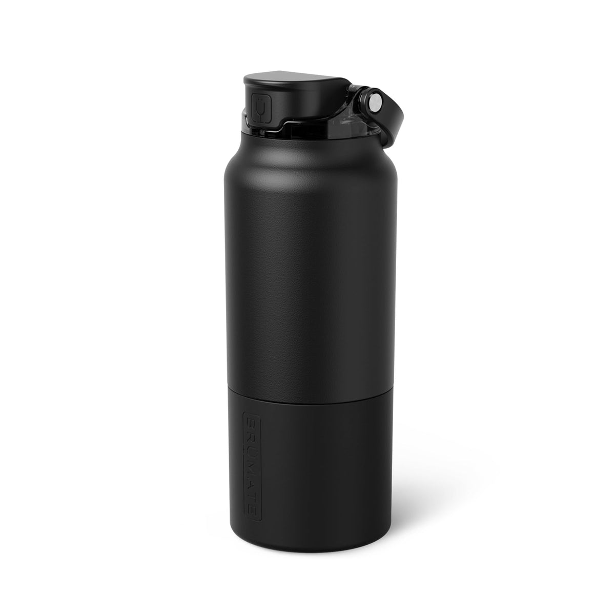 BrüMate Rise 35oz Water Bottle With 100% Leakproof Covered Silicone Straw | Insulated Stainless Steel Water Bottle With Removable Straw | Fast Flow | Soft Sip Silicone Spout | BPA-Free (Sage)