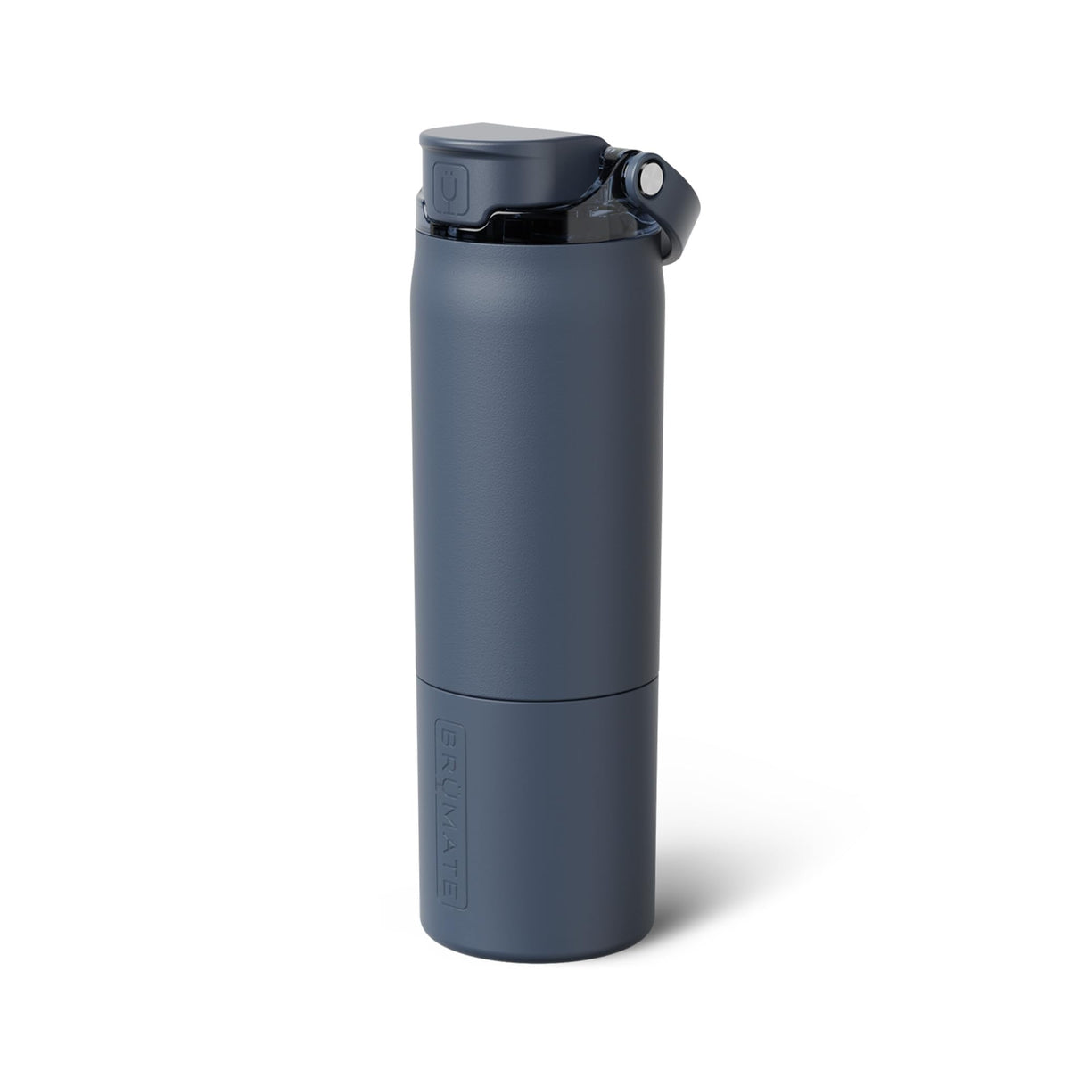 BrüMate Rise 35oz Water Bottle With 100% Leakproof Covered Silicone Straw | Insulated Stainless Steel Water Bottle With Removable Straw | Fast Flow | Soft Sip Silicone Spout | BPA-Free (Sage)