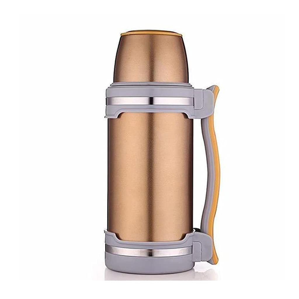 2L Stainless Steel Insulated Vacuum Flask Work Travel Camping Sport Kettle, Beverage Bottle, Cup mug