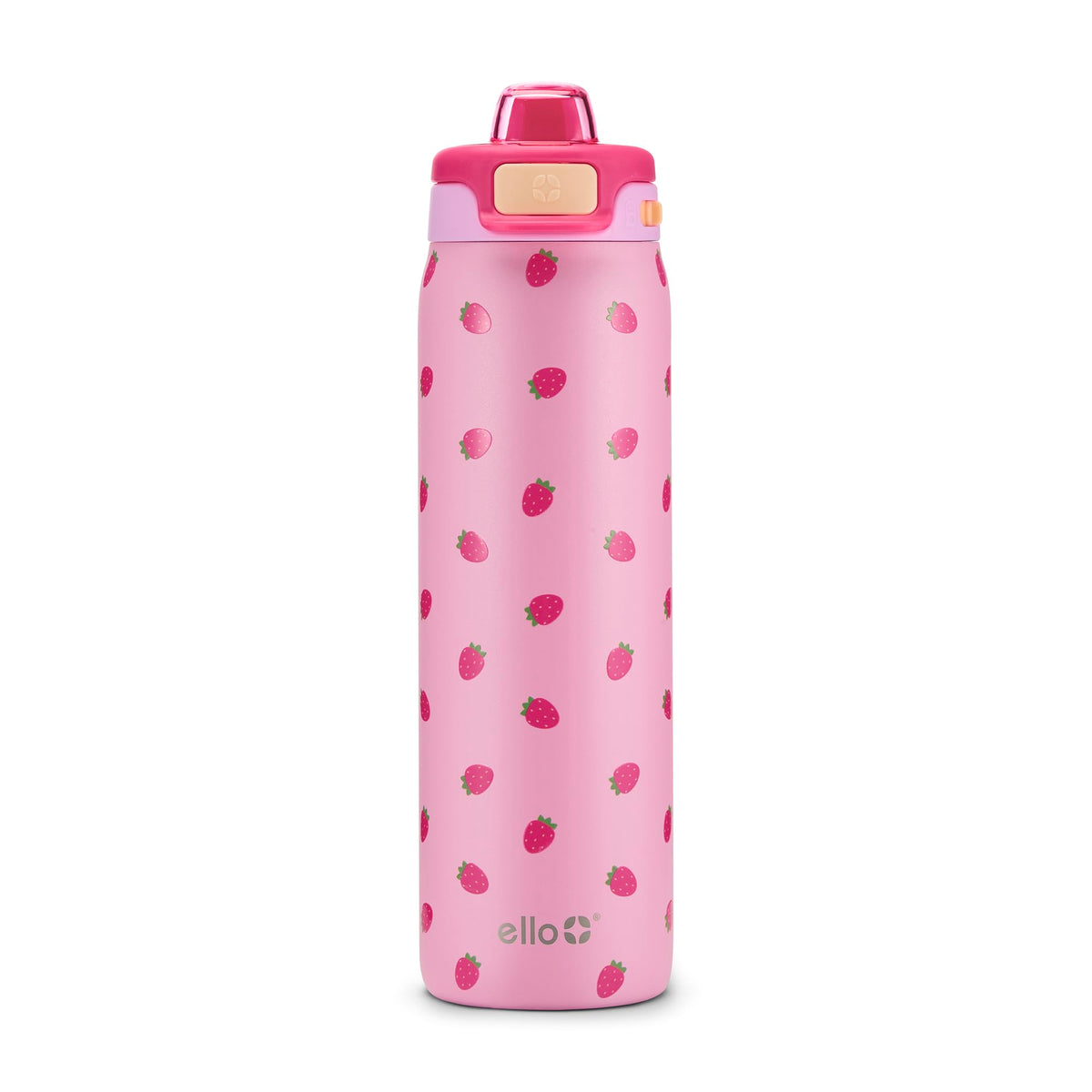 Ello Pop & Fill Insulated Stainless Steel Water Bottle with Quick Fill Lid, Leakproof Locking, Sip or Chug Spout, BPA-Free, Double Wall Vacuum Insulated for Sports, Travel & School- 22oz / 32oz / 40oz