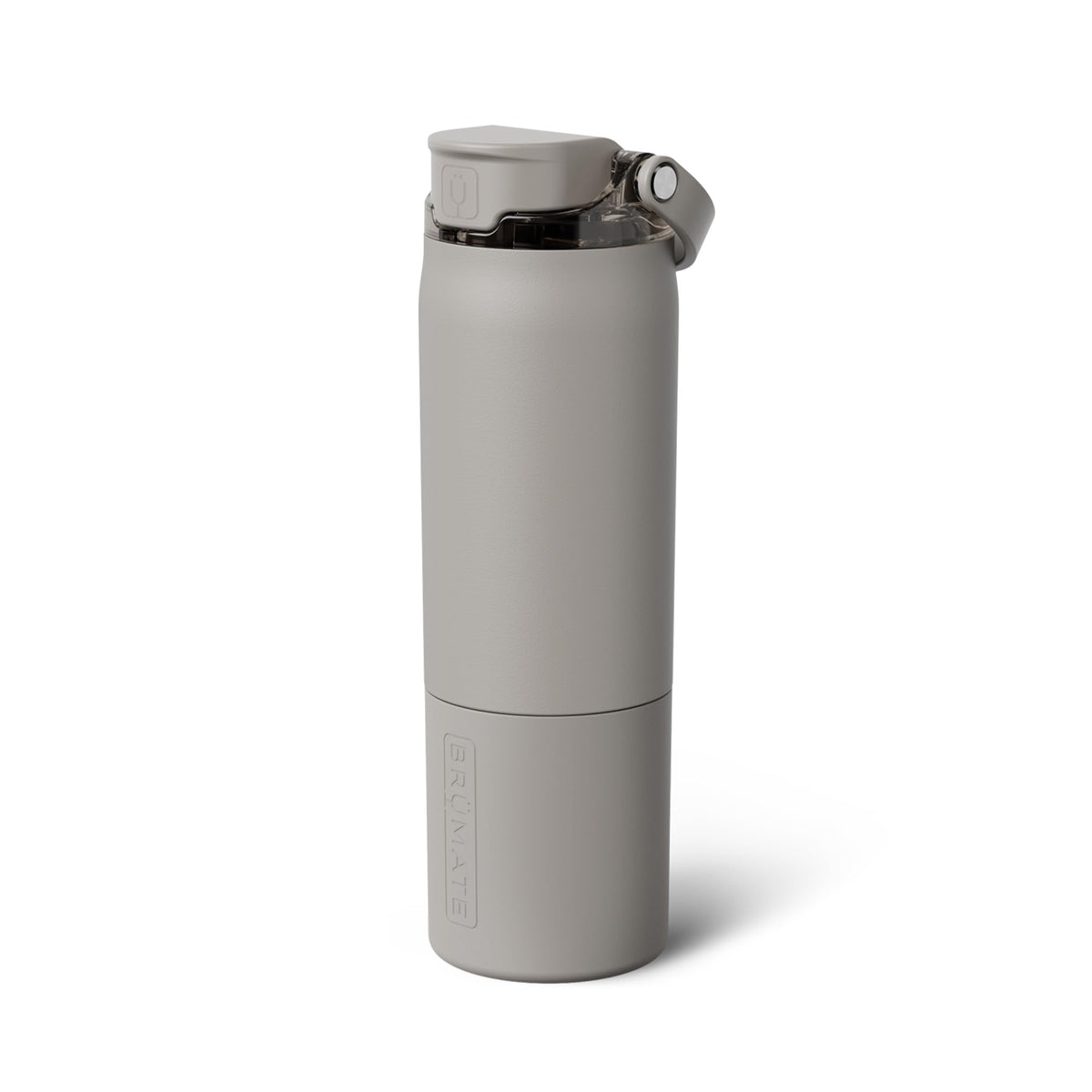 BrüMate Rise 35oz Water Bottle With 100% Leakproof Covered Silicone Straw | Insulated Stainless Steel Water Bottle With Removable Straw | Fast Flow | Soft Sip Silicone Spout | BPA-Free (Sage)