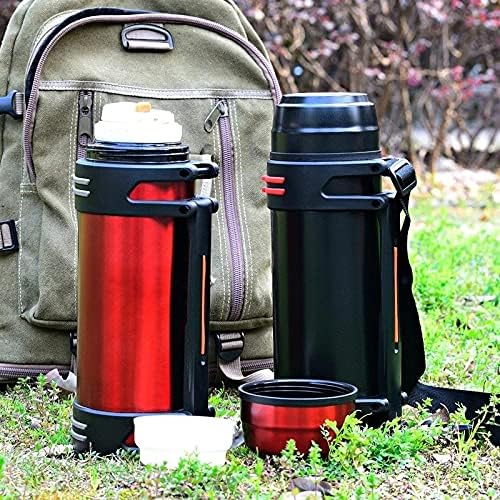 2L Outdoor Sports Water Bottle Large Capacity Stainless Steel Flask Portable Travel Home