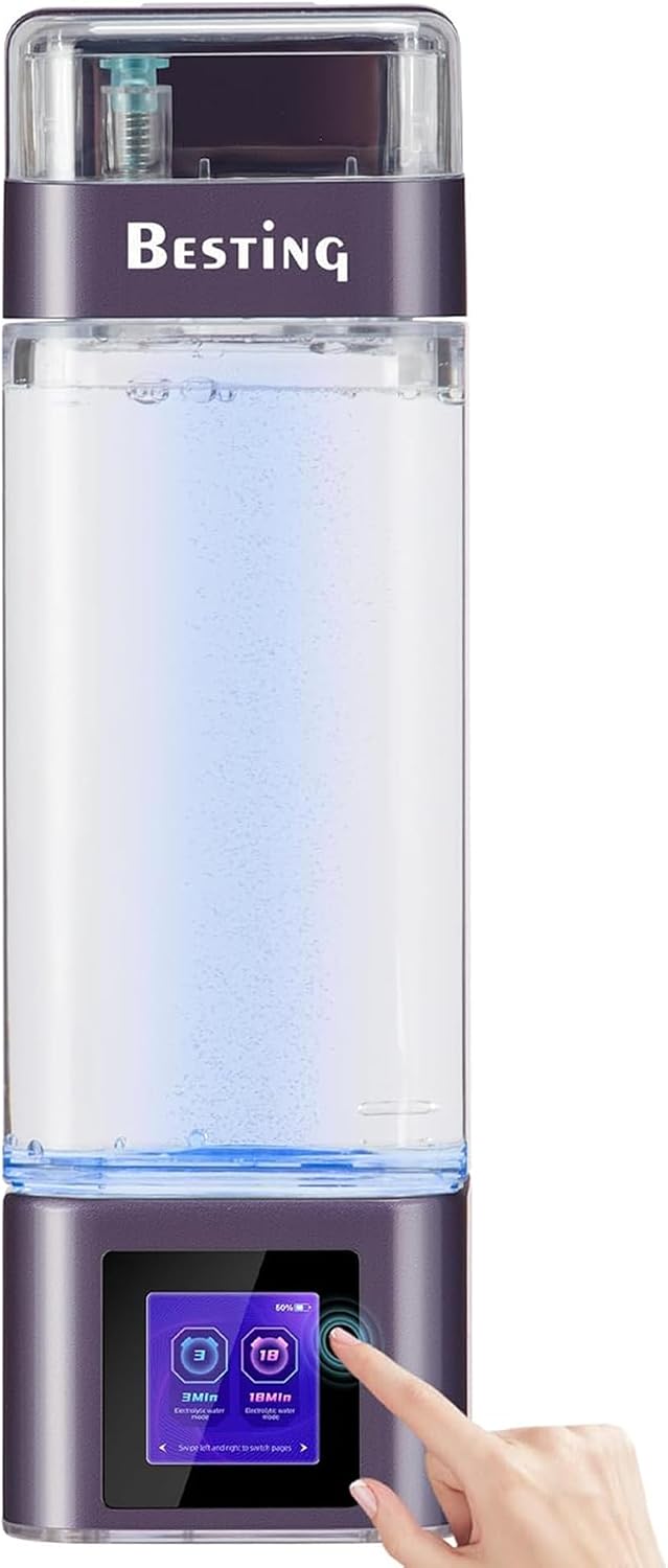 Hydrogen Water Bottle Generator, 11.8 fl oz