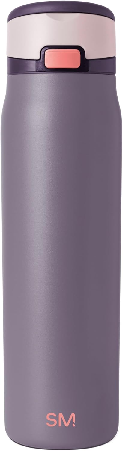 Simple Modern Water Bottle with Straw & Handle | 30oz | Purple, 30 Ounces (Pack of 12)