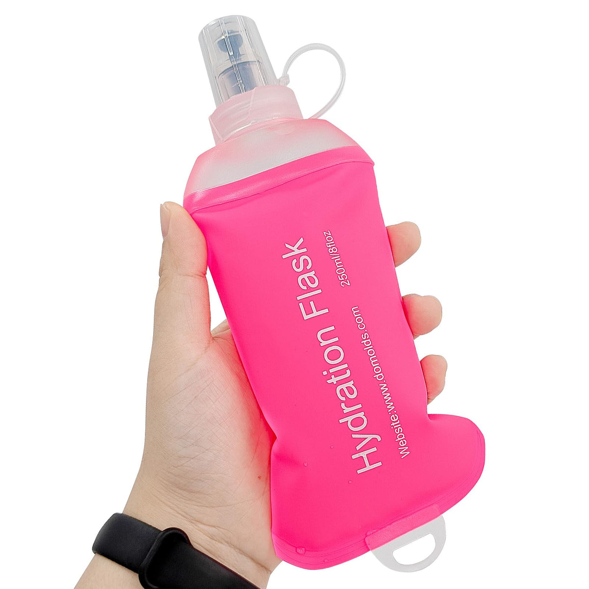 GUYI GYGYL Soft Flask, Collapsible Water Bottle for Sports, 500ml Grey
