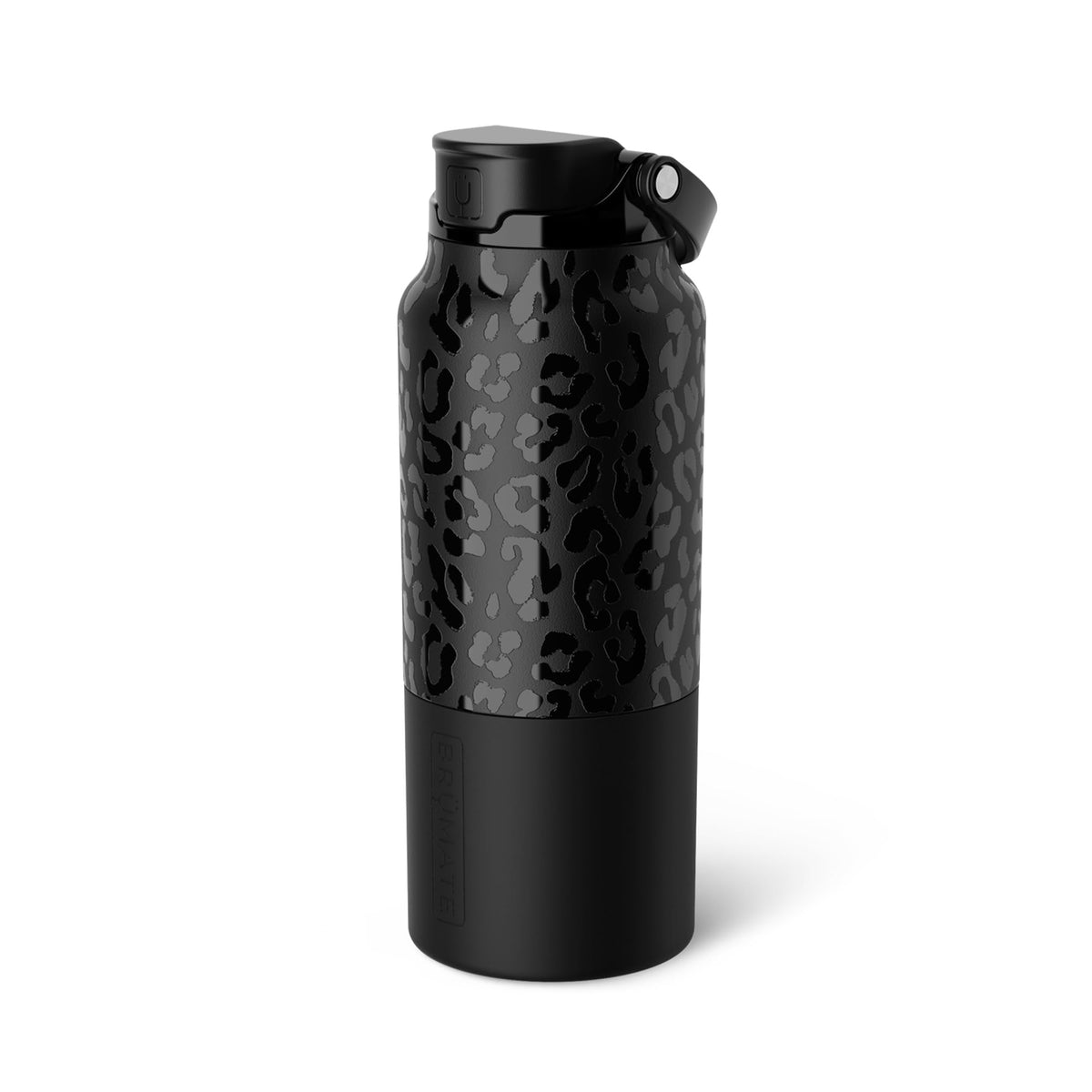 BrüMate Rise 35oz Water Bottle With 100% Leakproof Covered Silicone Straw | Insulated Stainless Steel Water Bottle With Removable Straw | Fast Flow | Soft Sip Silicone Spout | BPA-Free (Sage)