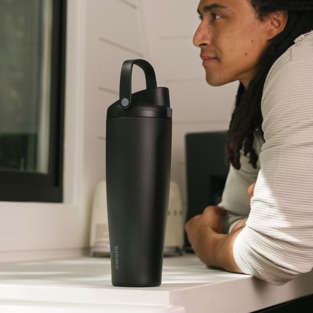 Owala FreeSip Sway Stainless Steel Water Bottle 64 oz Greenhouse