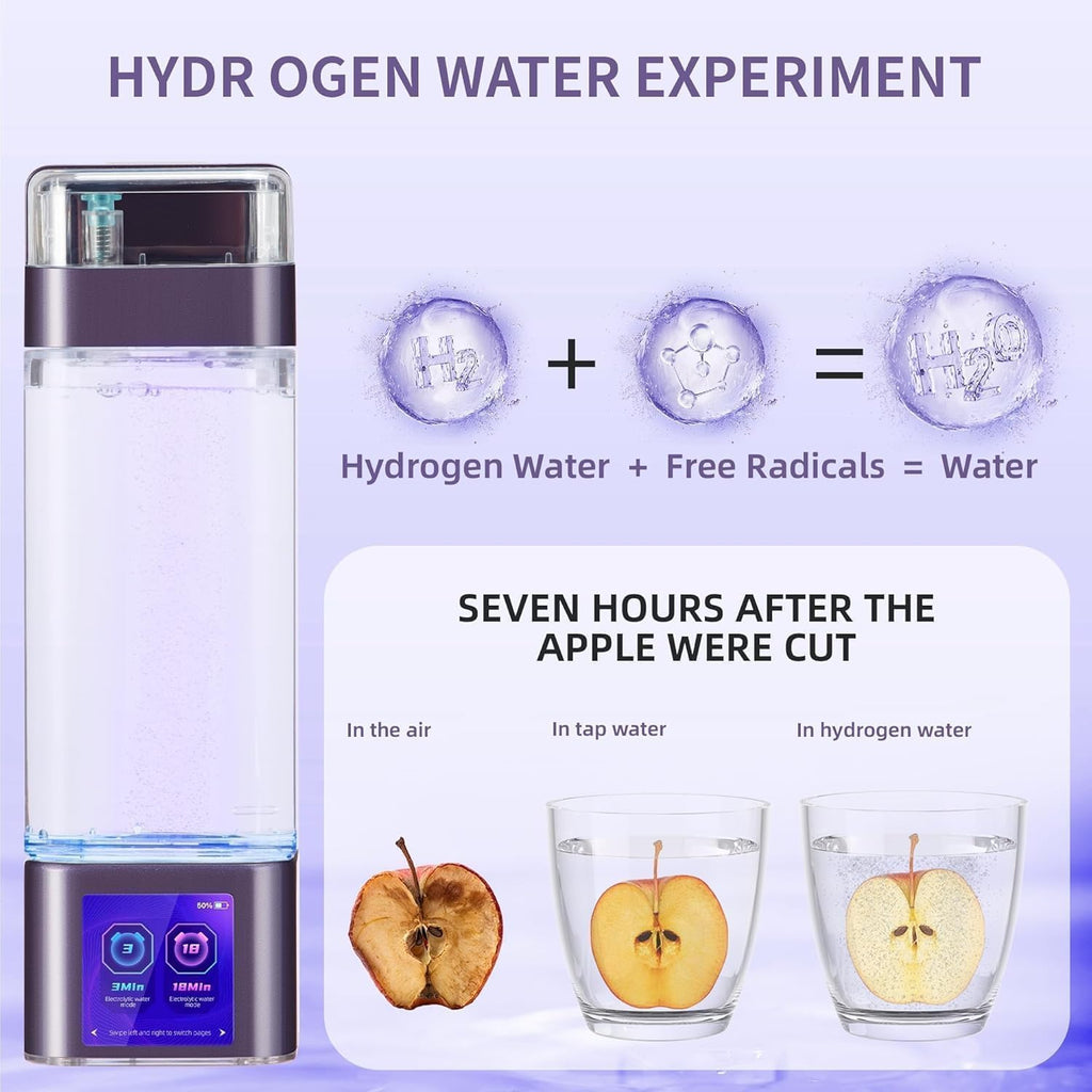 Hydrogen Water Bottle Generator, 11.8 fl oz