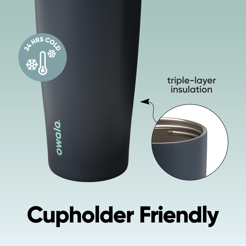 Owala FreeSip Sway Stainless Steel Water Bottle 64 oz Greenhouse