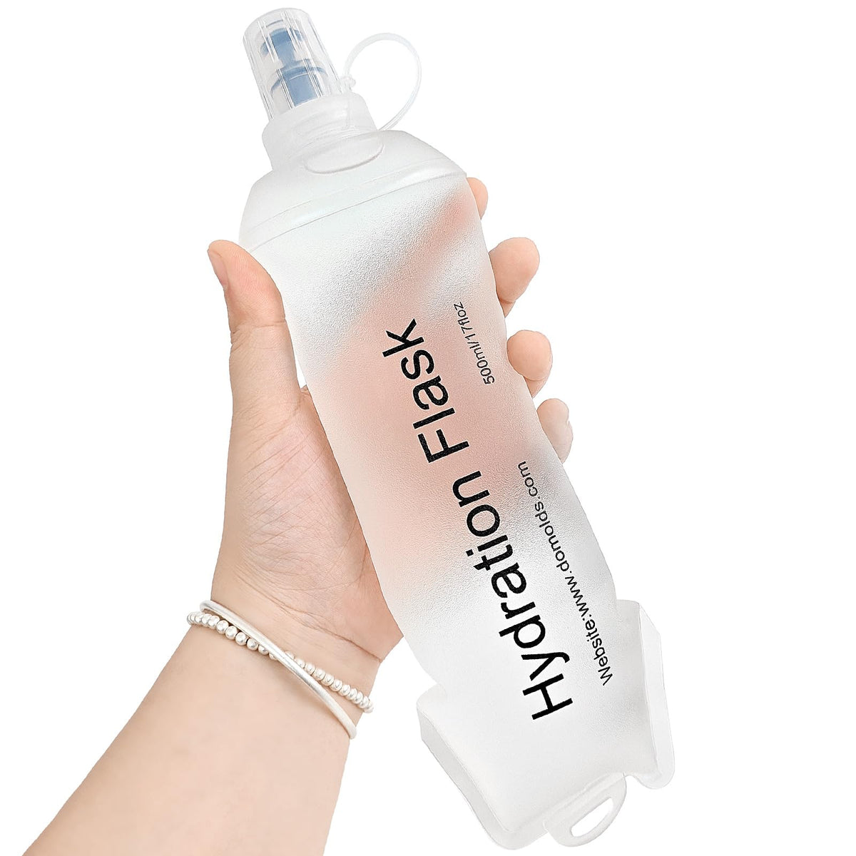 GUYI GYGYL Soft Flask, Collapsible Water Bottle for Sports, 500ml Grey