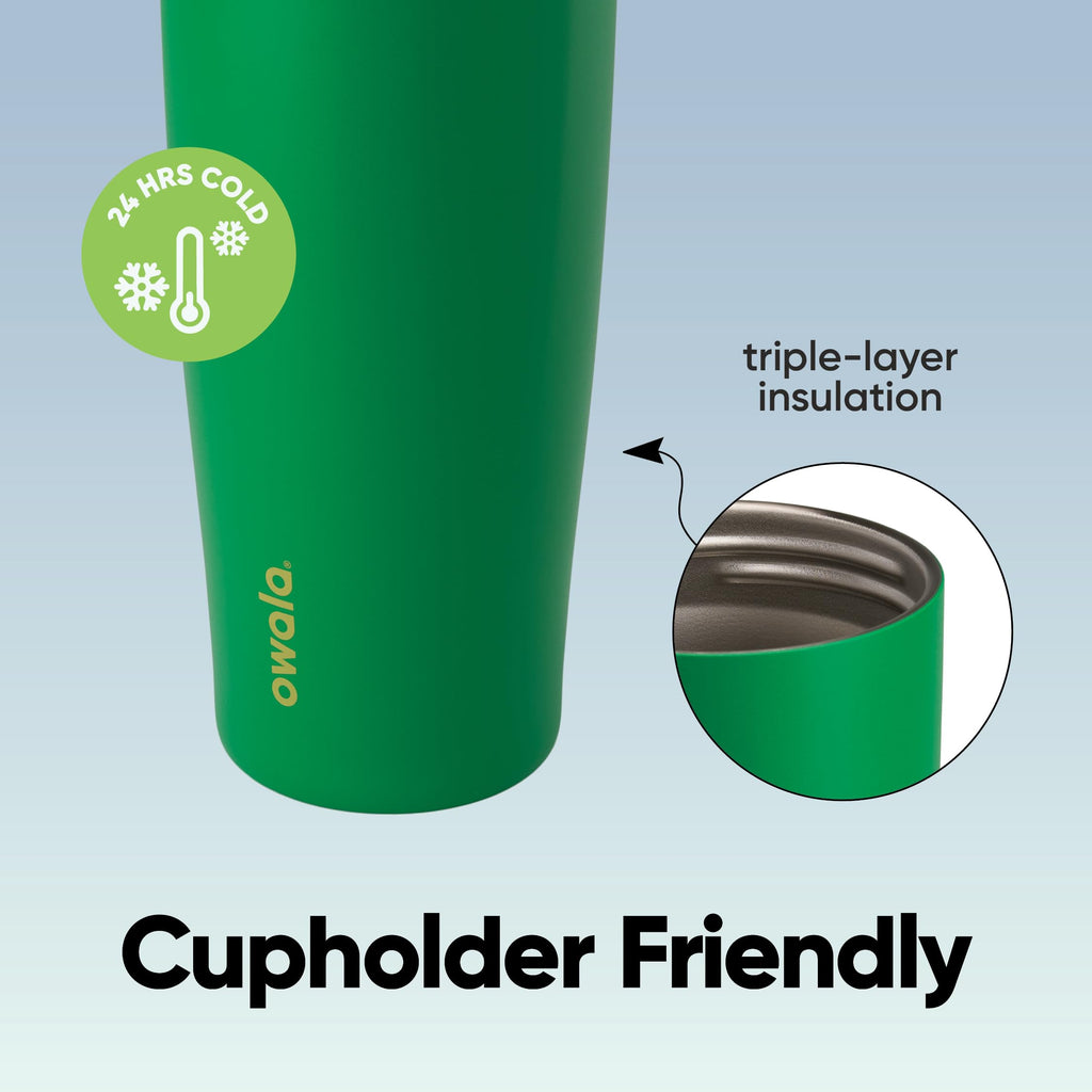 Owala FreeSip Sway Stainless Steel Water Bottle 64 oz Greenhouse