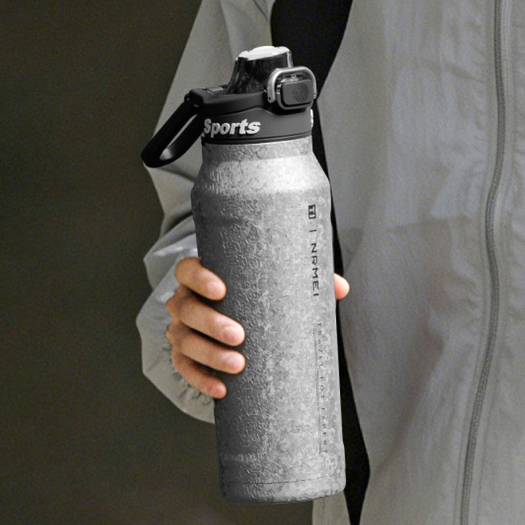 Titanium Insulated Sports Water Bottle 51oz RT178D Grad‑Blue