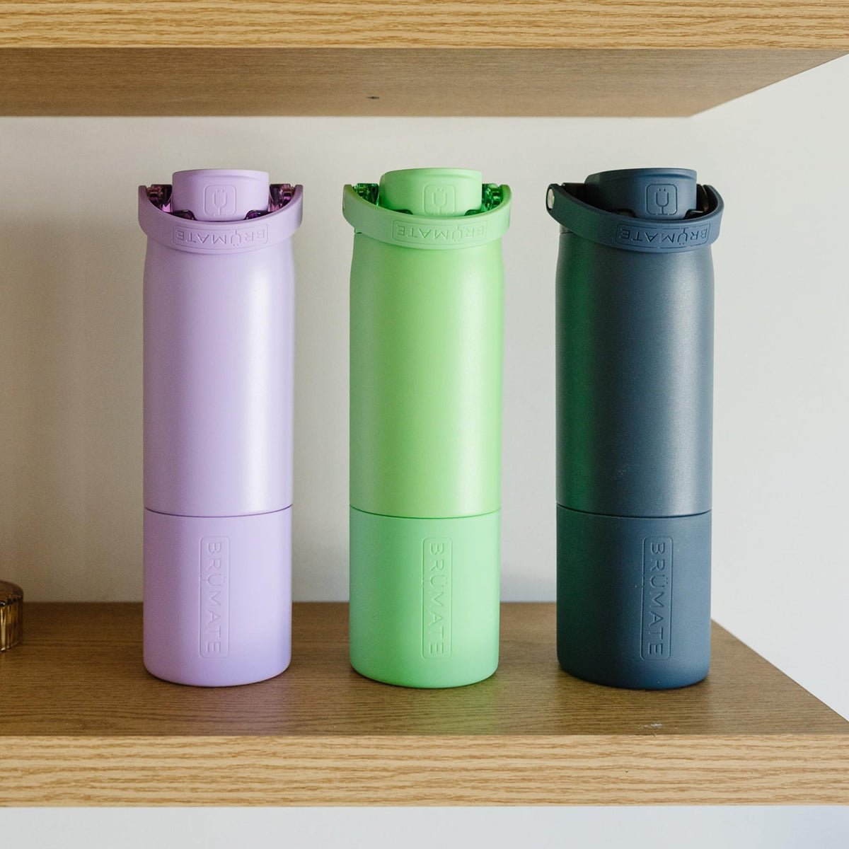 BrüMate Rise 35oz Water Bottle With 100% Leakproof Covered Silicone Straw | Insulated Stainless Steel Water Bottle With Removable Straw | Fast Flow | Soft Sip Silicone Spout | BPA-Free (Sage)
