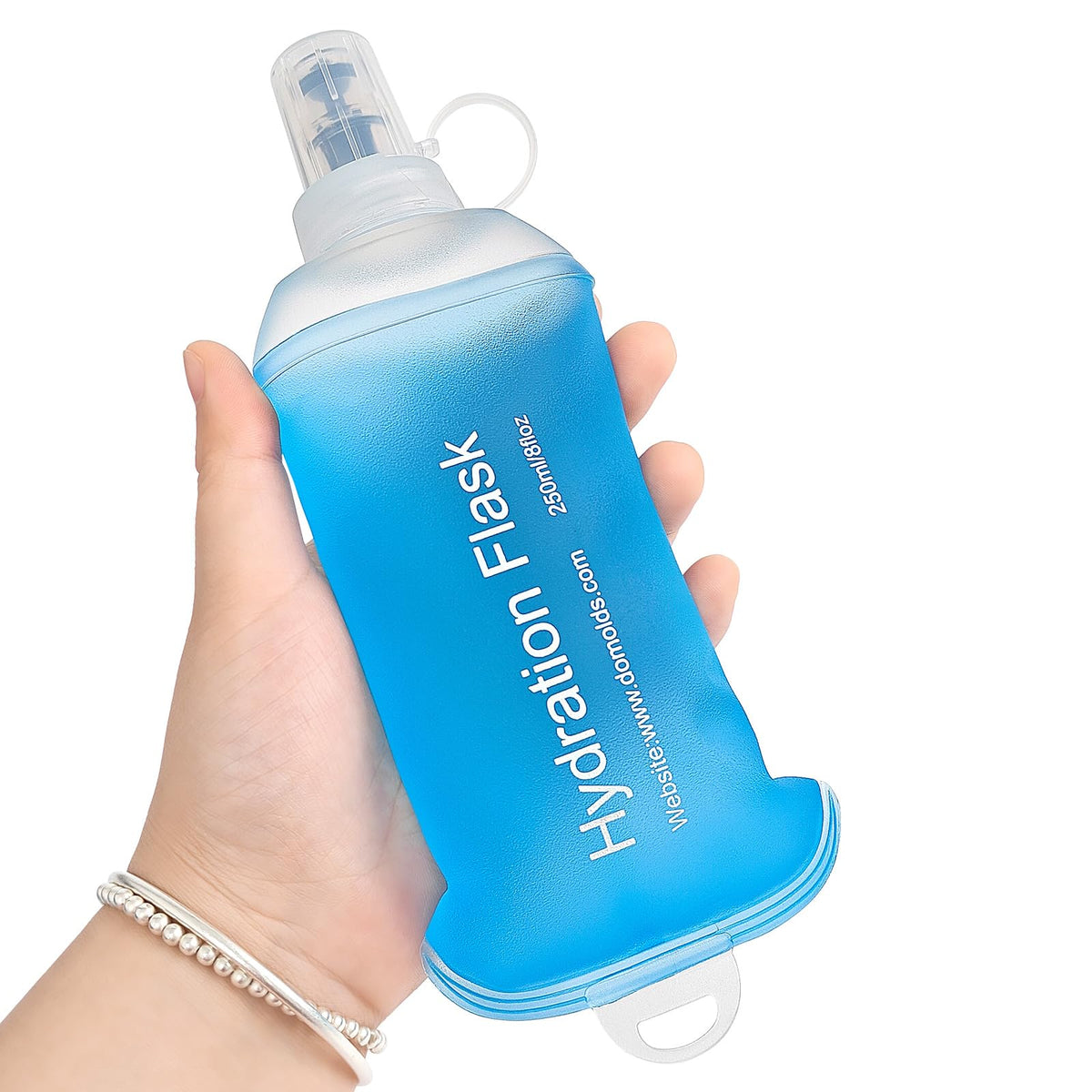 GUYI GYGYL Soft Flask, Collapsible Water Bottle for Sports, 500ml Grey