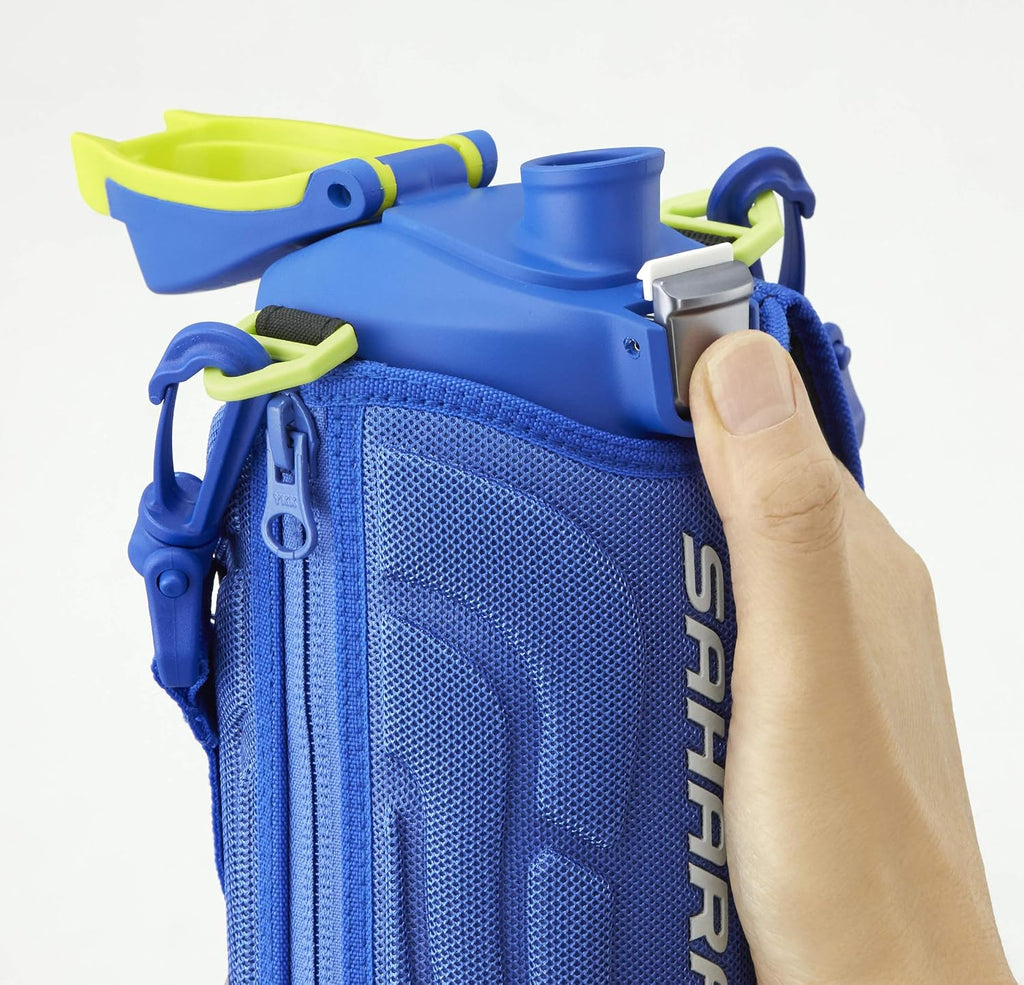 Tiger Corporation (TIGER) Cool Sports Bottle Blue 1.2L Tiger Water Bottle Straight Drinking Sports Bottle MME-E120AN